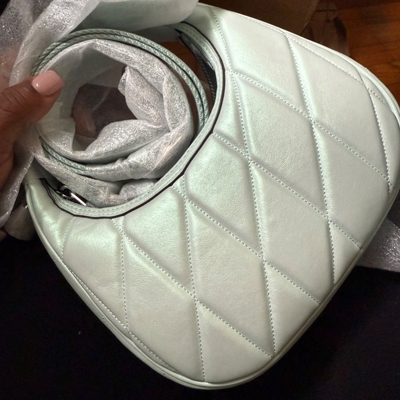 Coach Mint Green Quilted Crossbody Bag - Picture 6 of 6